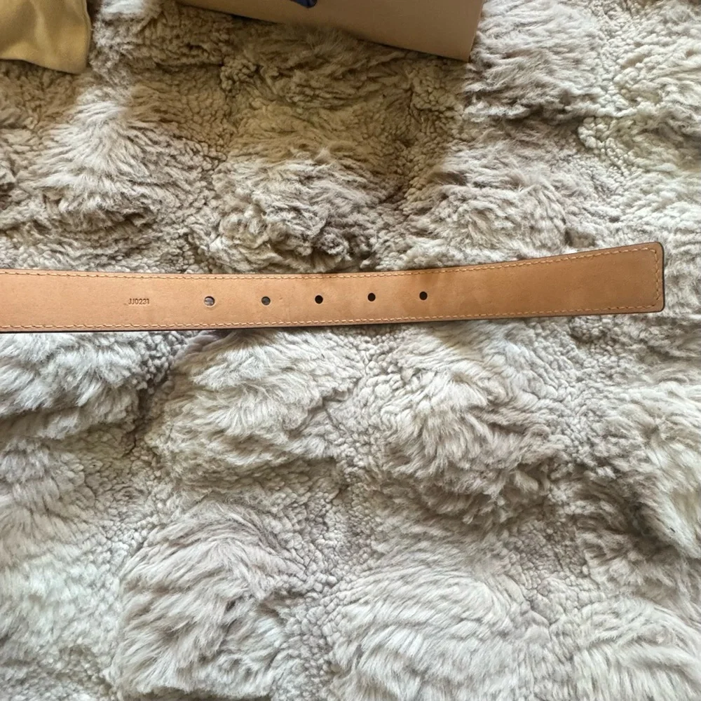 LOUIS VUITTON Brown LV Monogram 25MM Belt size 85/34 (NWT)